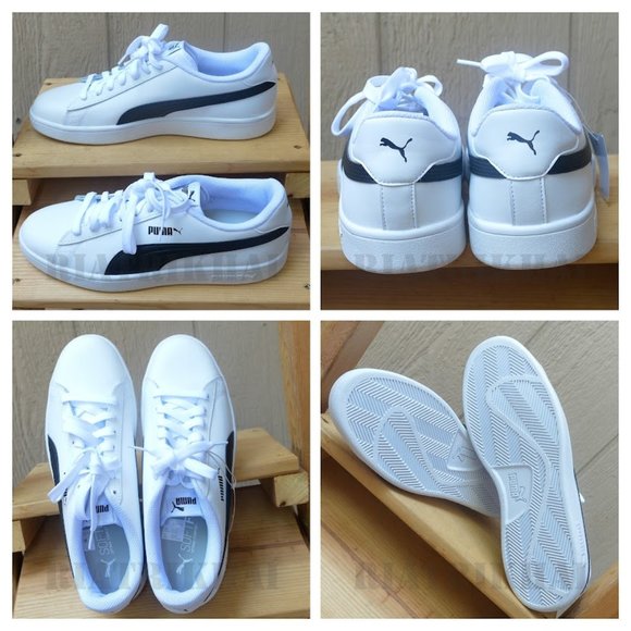 WHITE PUMA‎ Men's Sneaker Leather - Picture 1 of 7
